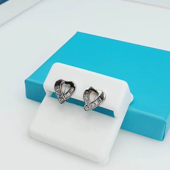 925 Sterling Silver CZ Beautiful Earrings for Women, 1USPAR4210 - Picture 11 of 11
